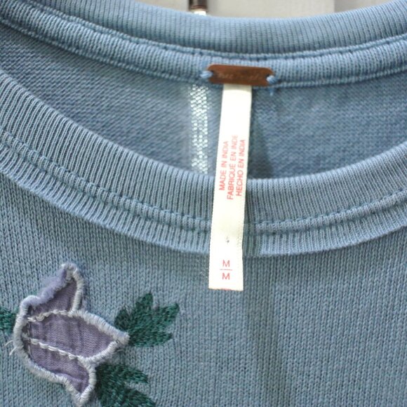 Free People Violet Vines Long Sleeve Tee - Picture 7 of 10